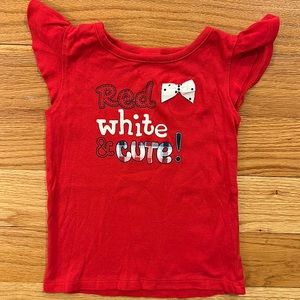 Gymboree Patriotic July 4 Shirt, size 2T